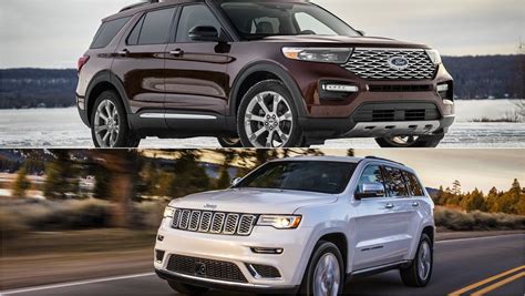 Jeep grand cherokee vs ford explorer. Things To Know About Jeep grand cherokee vs ford explorer. 